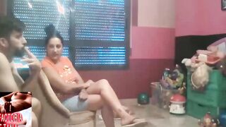 How to banged on top of a chair. His stepmother teaches him