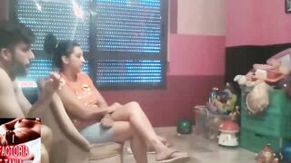 How to banged on top of a chair. His stepmother teaches him