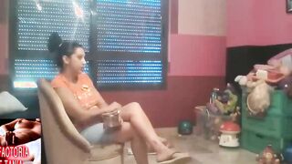 How to banged on top of a chair. His stepmother teaches him