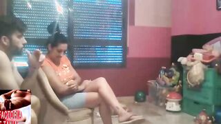 How to banged on top of a chair. His stepmother teaches him