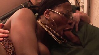 RealBlackExposed - Melvina Takes 2 Dicks On The Hospital Patio