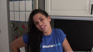 Hottie dark hair picked up for sex on dating site