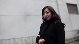 Young Japanese lovers are very embarrassed inside their first amateur sex scene