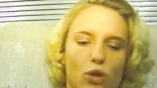 Turned On bimbo loves fucking her tight vagina with a vibrator