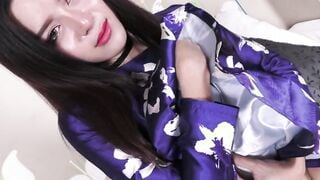 Goddess aian 19 year old transsexual jerks off