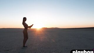 Playboy3.com - Beauty 19 year old Willa Prescott reveals her natural body and posed totally nude