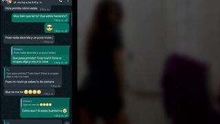 Whatsapp With My Cousin Gets goddess and ends up into my room