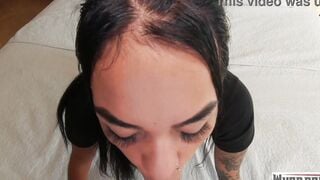 Long ass Hispanic fucks her man african friend