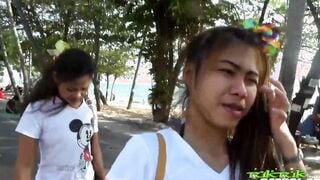 TukTukPatrol Cum Shower On Slutty chinese Beach Friends