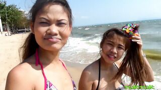 TukTukPatrol Cum Shower On Slutty chinese Beach Friends