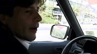 Blonde 18 yo hitchhiker becomes sex sub