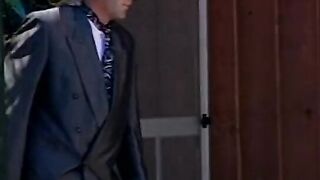 Redhaired Beauty struggled to repay boss and has to work out inside some other way