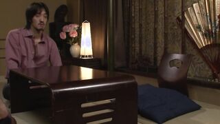 Young Japanese Woman into a job interview and ends up bound up to have sex with