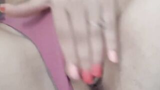 Huge African Toy inside my Soak Cunt Fucking Close up