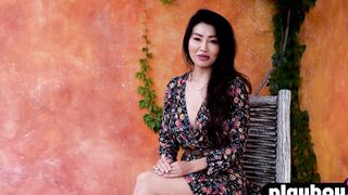 Irresistible blonde milf with long boobies Jillisa Lynn posed inside Hot panties