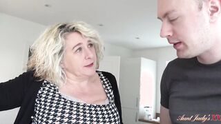 AuntJudysXXX - Big Boobed BBW Stepmom Camilla catches her Stepson being a pervert