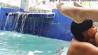 Punjab AND young boy into the pool