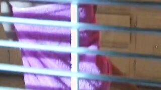 Blondie takes a hot tub then gets screwed by a dude inside bed