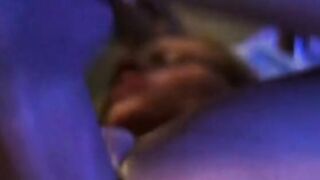 Young blonde smiles as she gets screwed doggy style inside bed