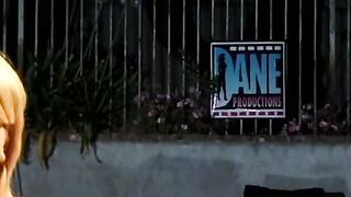 Blonde college girl gets naked by the pool and makes her BF really lusty