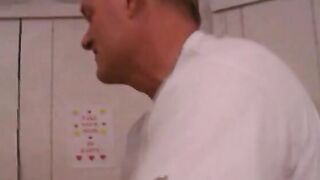 Old bro fucks lusty nurse