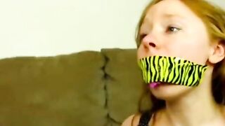 Small Red Haired Hogtied And Gagged By Sadistic Fetish BBW!