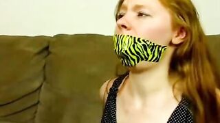 Small Red Haired Hogtied And Gagged By Sadistic Fetish BBW!