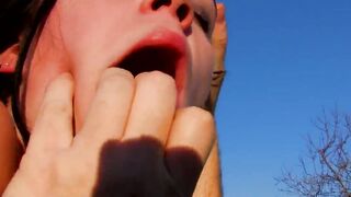 Elodie and Krystal with natural titted love anal sex