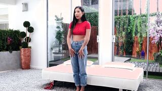 Beauty geeky oriental women gets the fucking of her life during an audition