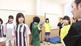 Japan Girl Soccer Team has gang bang with Soccer Coaches. inscribble Japanese Amateur Sex