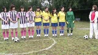 Japan Girl Soccer Team has gang bang with Soccer Coaches. inscribble Japanese Amateur Sex