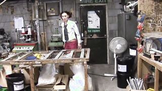 Roxanne Cox takes a rough penis inside her mouth and butt
