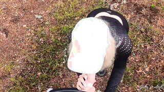 Crazy Molly dig anal fucking inside the forest