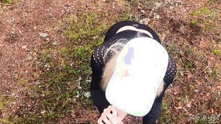 Crazy Molly dig anal fucking inside the forest
