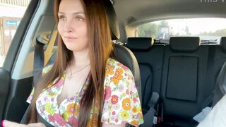 "- Boned me satisfy!" Milf gave herself to her stepson right into the vehicle after a quarrel with her hubby.