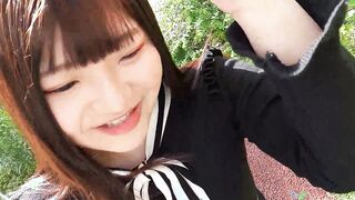 Chubby and adorable Madoka Watanabe comes to interview to become a Japanese adult clip celeb, she gets naked off her underwear and puts a vibrator deep in her snatch, UNCENSORED masturbation pt1
