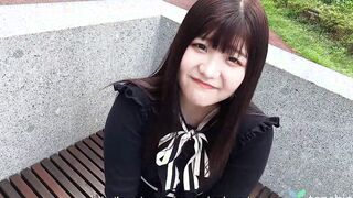 Chubby and adorable Madoka Watanabe comes to interview to become a Japanese adult clip celeb, she gets naked off her underwear and puts a vibrator deep in her snatch, UNCENSORED masturbation pt1