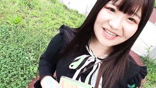 Chubby and adorable Madoka Watanabe comes to interview to become a Japanese adult clip celeb, she gets naked off her underwear and puts a vibrator deep in her snatch, UNCENSORED masturbation pt1