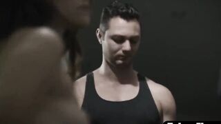 Slim 19 year old double penetrated by masked thugs | hard barely legal sex