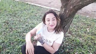 I'm sitting into the park and a fan recognizes me and makes me a super give to banged me rough into exchange for cash.