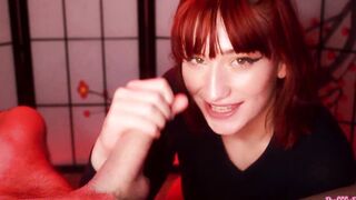 Sloppy Oral Sex - Sucking Bubbles on Big White Penis!