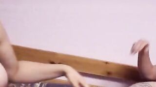 Plump bitches gets their pussies fuck rough by solid vibrator