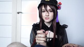 slender Hu Tao gets pounded inside all holes devils pedicure | Genshin Impact - Sunako Kirishiki