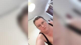 eight inch sex toy up the arse was to much