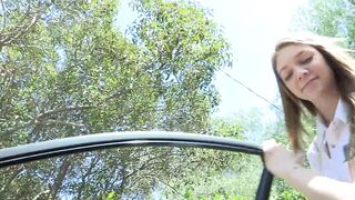 Best Tiny Jugs - Inked teens Jessie blows fucks dick for