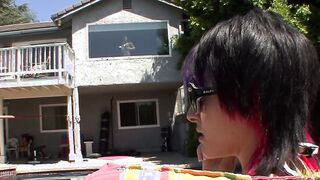 Bombshell lesbians are finger fucking and booty eating as they cum with delight
