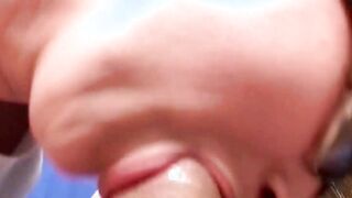 Amateur hubby gets banged by his aroused fiance Laura's nude body inside the living room