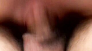 Amateur hubby gets banged by his aroused fiance Laura's nude body inside the living room