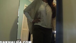 MIA KHALIFA - Long Titty Arab Goddess Is Afraid Of The Long Ebony Penis