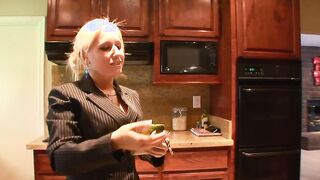Big Tit 18 Sammie masturbates blows and fucks dick